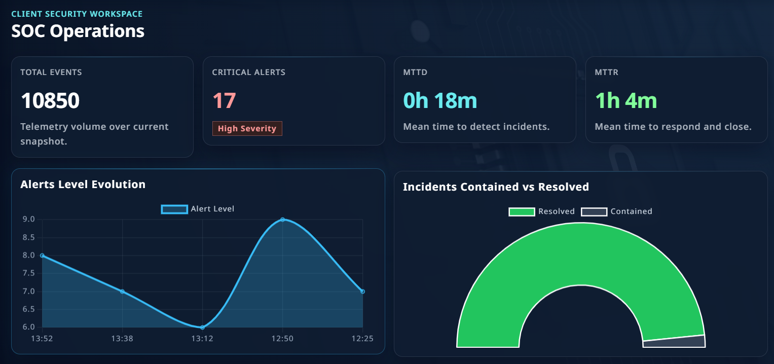 SOC dashboard screenshot